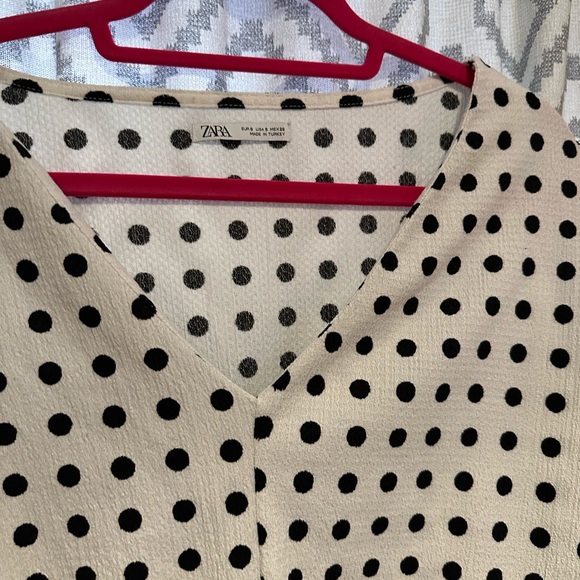 Zara Tie Front Blouse - Picture 5 of 5